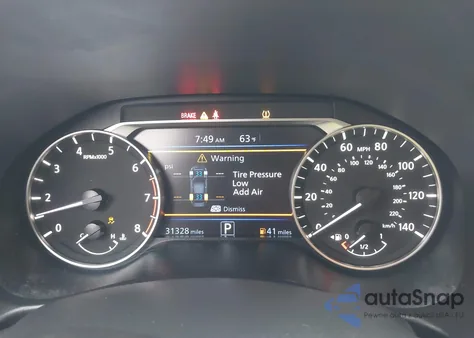 2022 Nissan Altima Sr Fwd из США, поврежденный, VIN 1N4BL4CV2NN409972